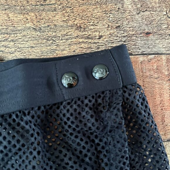 Trendy Mesh Skirt By TOF Paris Black Designed Sewn In Paris Stylish Fetish Wear - Picture 6 of 9